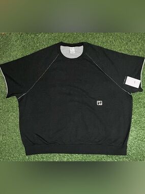NWT Nike Heritage Dri-FIT Fleece Fitness Shirt Black Heather HJ8087-010 Mens XXL